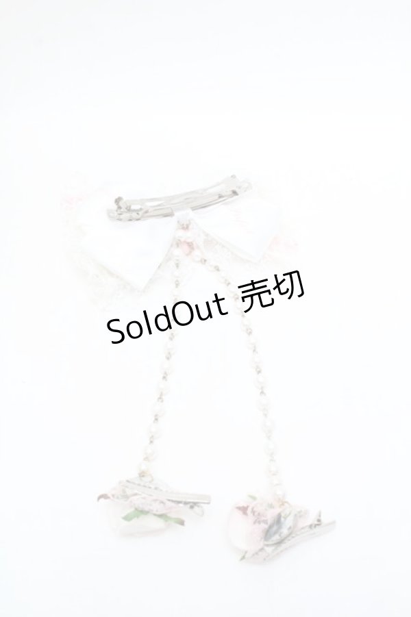 画像3: La Pafait / リボンバレッタ  オフ S-26-03-01-010-EL-AC-AS-ZS (3)