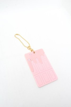 画像: BABY,THE STARS SHINE BRIGHT / Sweets Chocoパスケース  ピンク S-26-03-01-015-BA-AC-HR-ZS