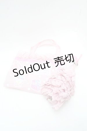 画像: Angelic Pretty / Fancy Paper Dolls折りたたみアンブレラ  ピンク S-26-03-01-018-AP-ZA-HR-ZS