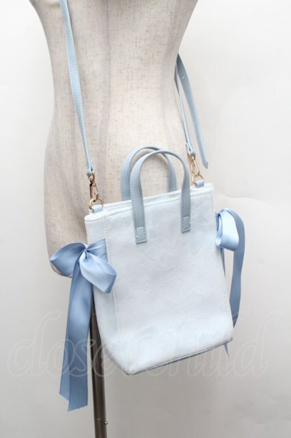 画像3: Maison de FLEUR / シナモロール　ショルダーバッグ  サックス S-26-03-01-019-LO-BG-HR-ZS (3)