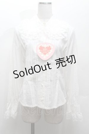 画像: BABY,THE STARS SHINE BRIGHT / 袖ピンタックブラウス  白 S-26-03-01-021-BA-BL-HR-ZS