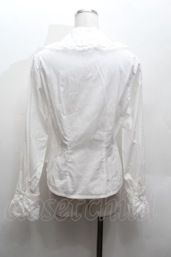 画像3: BABY,THE STARS SHINE BRIGHT / 袖ピンタックブラウス  白 S-26-03-01-021-BA-BL-HR-ZS (3)