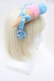 画像2: Angelic Pretty / Happyアイスクリームカチューシャ  サックス S-26-03-01-003-AP-AC-AS-ZS (2)