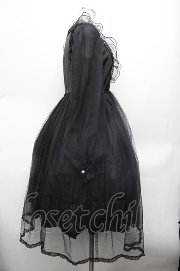 画像2: Angelic Pretty / Sweet Afternoonワンピース  黒 S-26-03-01-028-AP-OP-AS-ZS (2)