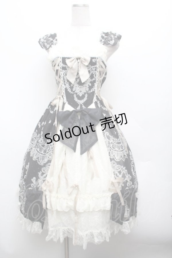 画像1: BABY,THE STARS SHINE BRIGHT / Flying Love From Julietドールジャンパースカート  黒 S-26-03-01-030-BA-OP-AS-ZS (1)