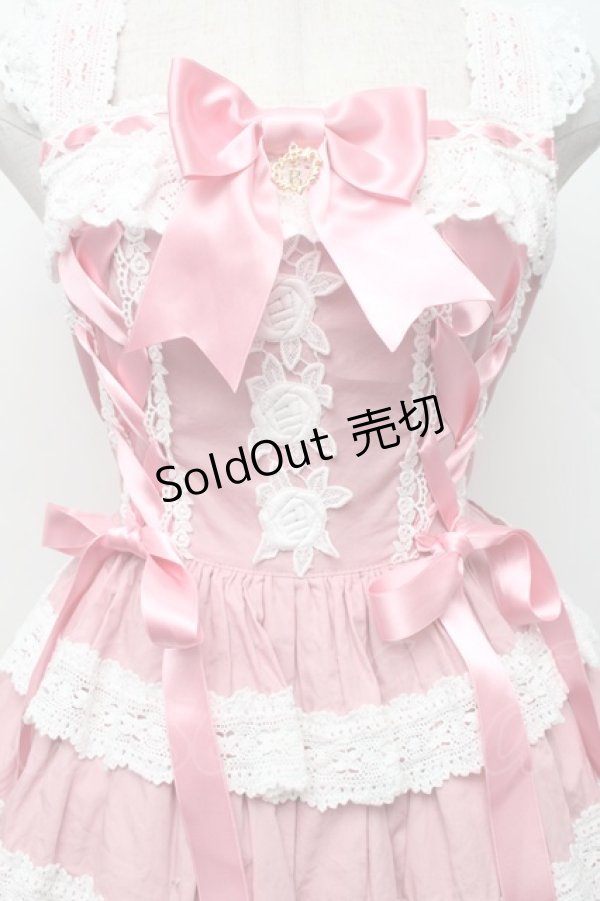 画像3: BABY,THE STARS SHINE BRIGHT / Romantic Dream Roseジャンパースカート  ピンク S-26-03-02-029-BA-OP-AS-ZS (3)