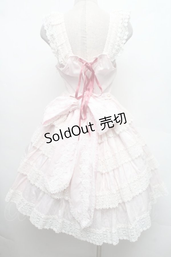 画像2: BABY,THE STARS SHINE BRIGHT / エリザベスジャンパースカート  ピンクＸ白 S-26-03-02-030-BA-OP-SA-ZS (2)