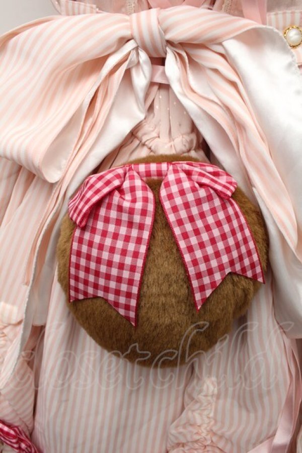 画像5: BABY,THE STARS SHINE BRIGHT / MY ANNIVERSARY/くまちゃんジャンパースカート  ピンク S-26-03-02-031-BA-OP-AS-ZS (5)