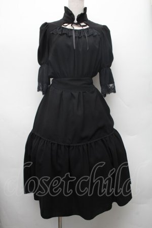 画像: MIHO MATSUDA / シフォンロング ワンピース  黒 S-26-03-02-036-GO-OP-AS-ZS