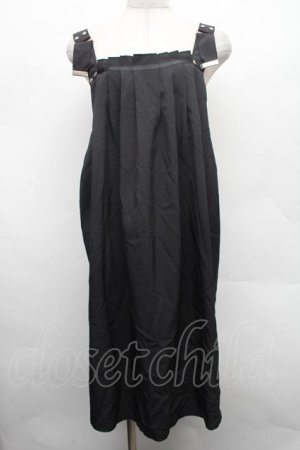 画像: Drug Honey / ジャンパースカート  黒 S-26-03-02-041-PU-OP-HR-ZS