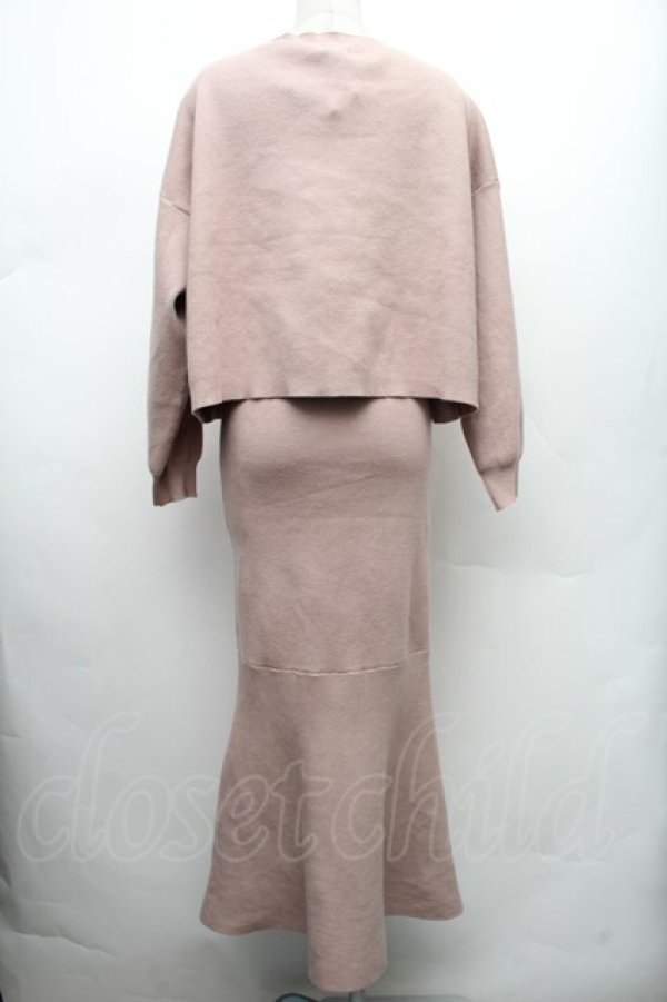 画像2: NieR Clothing / ニットトップス＆ワンピース  ベージュ S-26-03-02-044-PU-OP-HR-ZS (2)