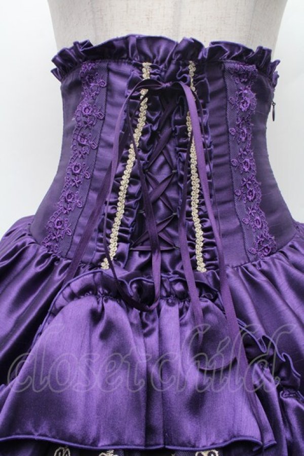 画像3: ATELIER PIERROT / “Eleanor”コルセットスカート  紫 S-26-03-02-046-EL-SK-AS-ZS (3)