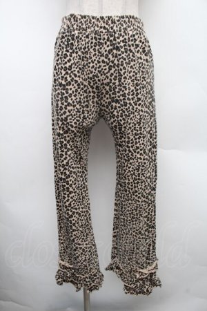 画像: Candy Stripper / FRILL HEM PANTS  ベージュ S-26-03-02-047-PU-PA-HR-ZS