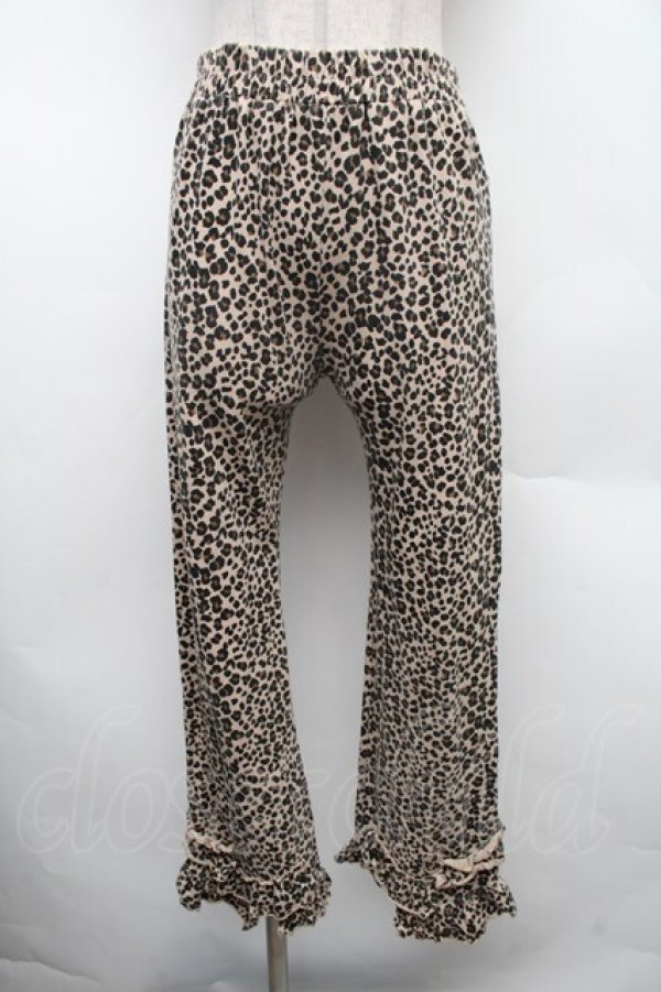 画像1: Candy Stripper / FRILL HEM PANTS  ベージュ S-26-03-02-047-PU-PA-HR-ZS (1)
