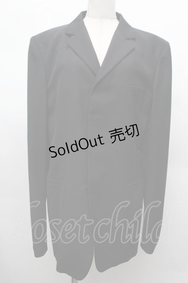 画像1: Jean Paul GAULTIER / CLASSIQUE スナップボタンジャケット 48 黒 S-26-03-02-010-GO-JA-AS-ZS (1)