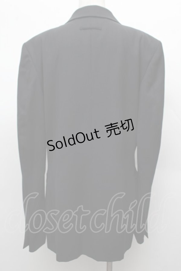 画像2: Jean Paul GAULTIER / CLASSIQUE スナップボタンジャケット 48 黒 S-26-03-02-010-GO-JA-AS-ZS (2)