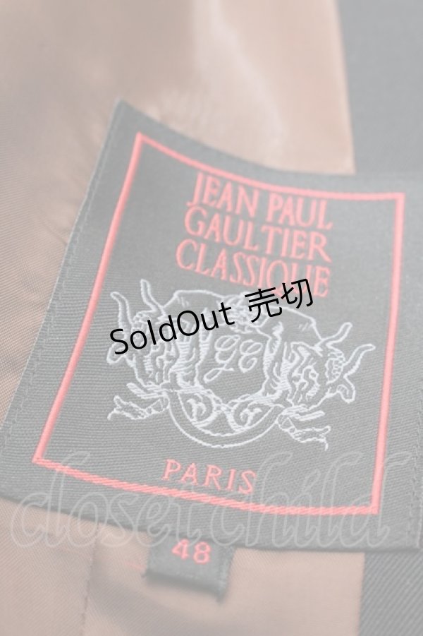 画像4: Jean Paul GAULTIER / CLASSIQUE スナップボタンジャケット 48 黒 S-26-03-02-010-GO-JA-AS-ZS (4)