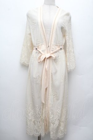 画像: Rozen Kavalier / /レースロングカーディガン  アイボリー S-26-03-02-002-OO-TO-SA-ZS