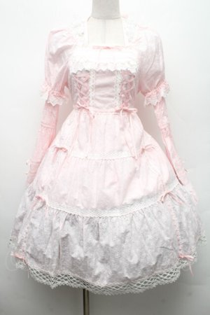 画像: BABY,THE STARS SHINE BRIGHT / はわせドールワンピース&ヘッドドレスセット  ピンク S-26-03-02-026-BA-OP-HR-ZS