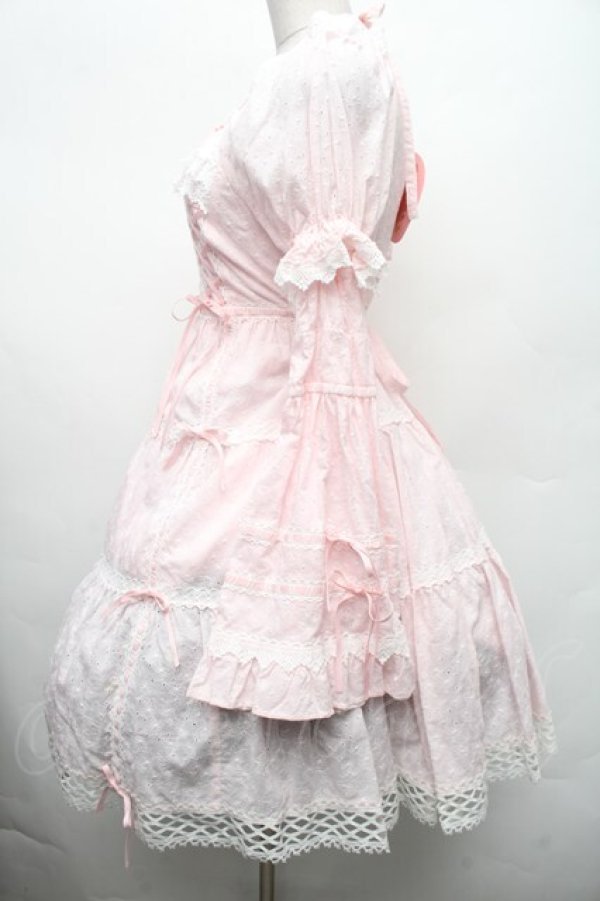 画像3: BABY,THE STARS SHINE BRIGHT / はわせドールワンピース&ヘッドドレスセット  ピンク S-26-03-02-026-BA-OP-HR-ZS (3)