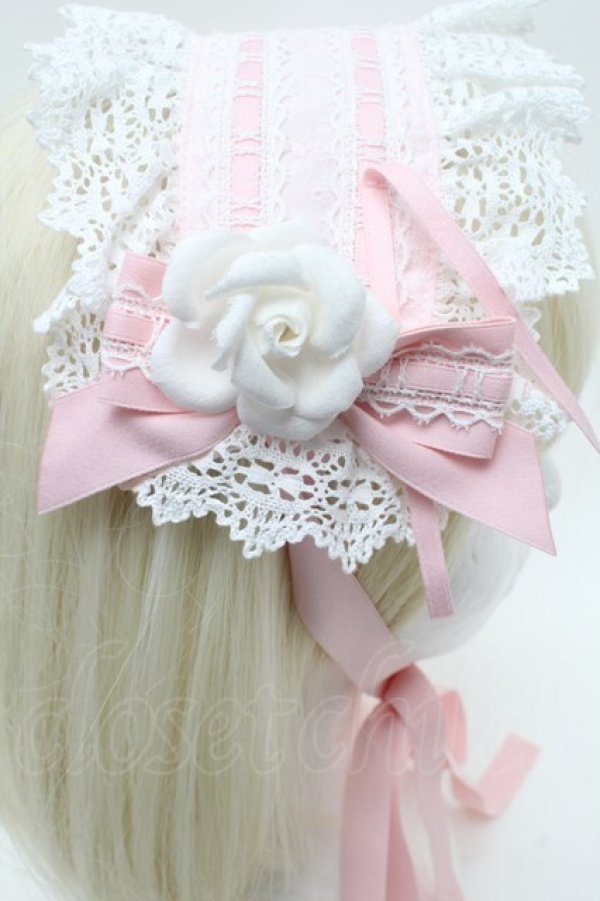 画像7: BABY,THE STARS SHINE BRIGHT / はわせドールワンピース&ヘッドドレスセット  ピンク S-26-03-02-026-BA-OP-HR-ZS (7)