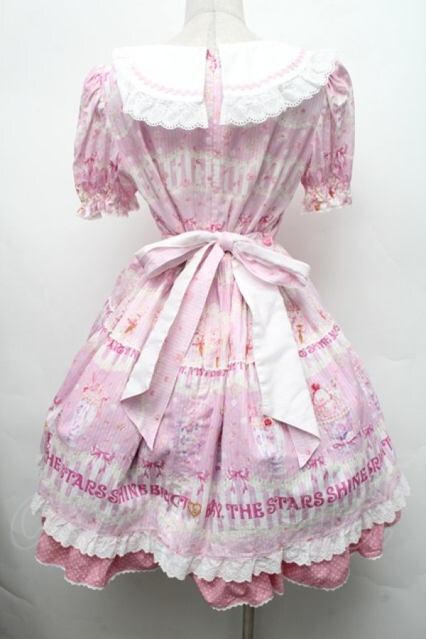 画像2: BABY,THE STARS SHINE BRIGHT / Sweetheart Parfaiteria柄ワンピース  ピンク S-26-03-02-027-BA-OP-AS-ZS (2)