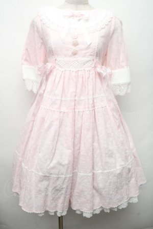 画像: BABY,THE STARS SHINE BRIGHT / はわせティアードワンピース  ピンク S-26-03-02-028-BA-OP-AS-ZS