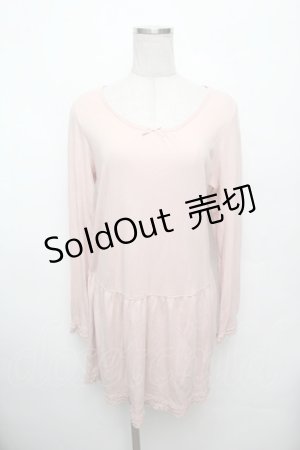 画像: PINK HOUSE / ロングカットソー  ピンク S-26-03-04-050-LO-TO-AS-ZS