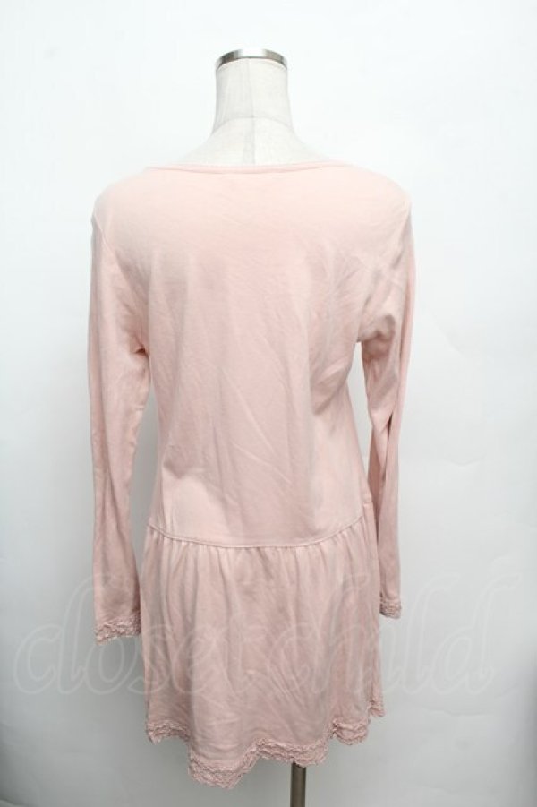 画像2: PINK HOUSE / ロングカットソー  ピンク S-26-03-04-050-LO-TO-AS-ZS (2)