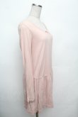 画像3: PINK HOUSE / ロングカットソー  ピンク S-26-03-04-050-LO-TO-AS-ZS (3)