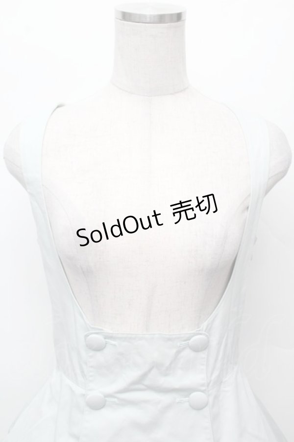 画像4: Victorian maiden / ダブルボタンジャンパースカート  ミント S-26-03-04-055-CL-OP-TE-ZS (4)