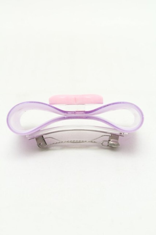 画像3: Angelic Pretty / きらめきハートリボンバレッタ  ラベンダー S-26-03-04-006-AP-AC-AS-ZS (3)