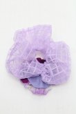 画像2: LOLITA / お砂糖すみれシュシュ  ラベンダー S-26-03-04-008-LO-ZA-AS-ZS (2)