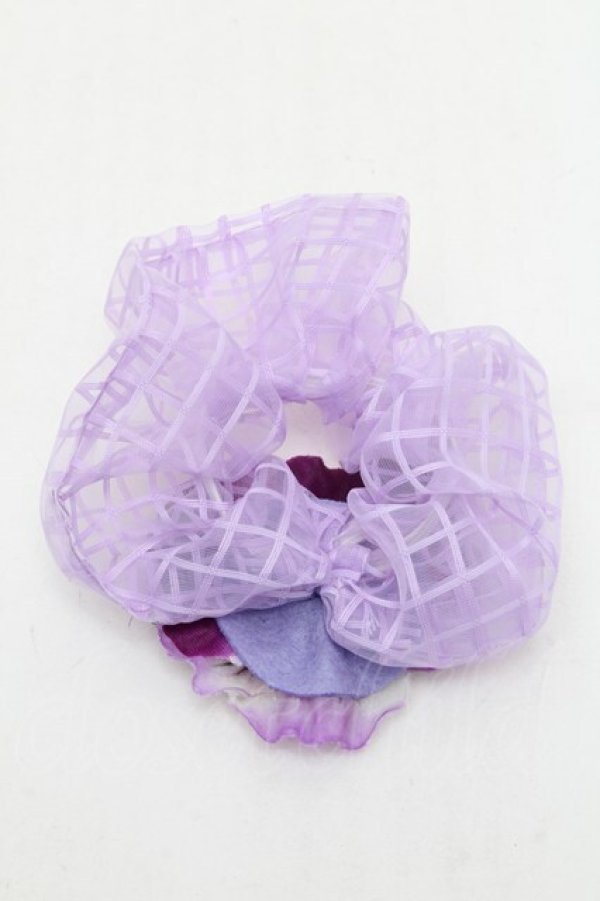 画像2: LOLITA / お砂糖すみれシュシュ  ラベンダー S-26-03-04-008-LO-ZA-AS-ZS (2)