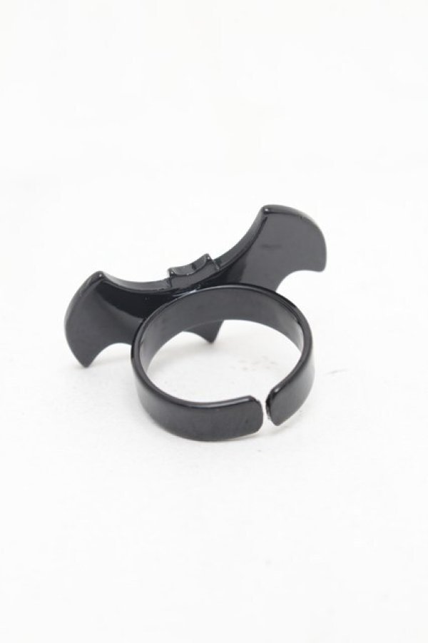 画像2: Moi-meme-Moitie / 蝙蝠リング  黒 S-26-03-04-011-MO-AC-HR-ZS (2)