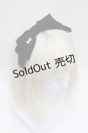 画像: Angelic Pretty / Romantic Night Princessカチューシャ  黒 S-26-03-04-026-AP-AC-AS-ZS