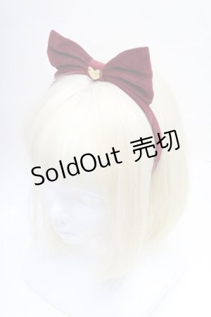 画像: MILK / Snow White カチューシャ  ワイン S-26-03-04-027-ML-AC-HR-ZS