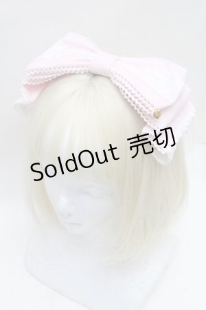 画像: Angelic Pretty / Heartヒロインリボンヘッドドレス(無地)  ピンク S-26-03-04-028-AP-AC-AS-ZS