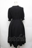 画像2: m petit by misako / AMレースアップワンピース M 黒 S-26-03-06-028-LO-OP-AS-ZS (2)