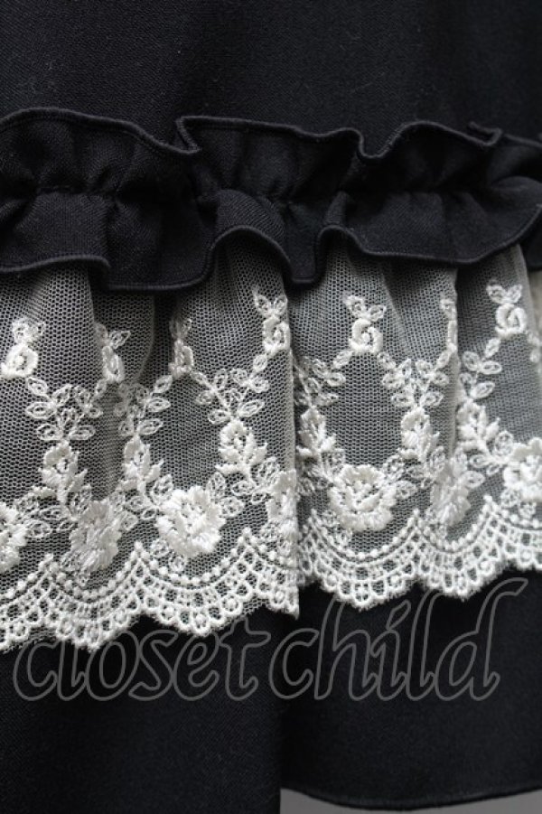 画像4: Innocent World / Wボタンフレアージャンパースカート M 黒 S-26-03-06-029-IW-OP-AS-ZS (4)