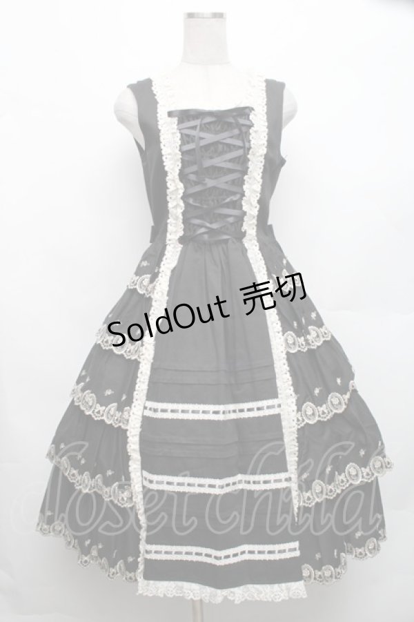 画像1: Innocent World / リバイバル エルダジャンパースカート M 黒 S-26-03-06-031-IW-OP-AS-ZS (1)