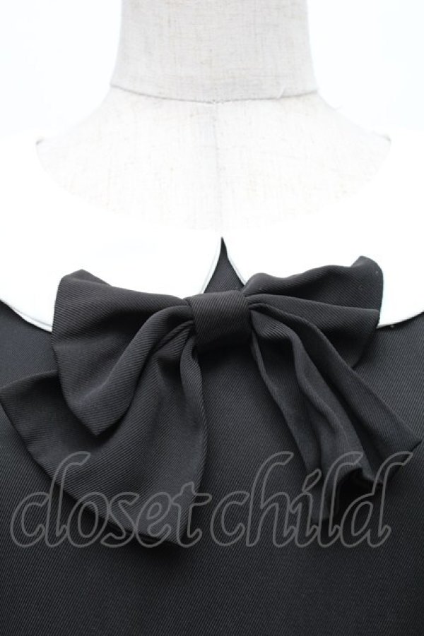 画像3: MARBLE / 衿付きバイカラーワンピース XL 黒ｘ白 S-26-03-06-034-GO-TO-HR-ZS (3)