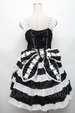 画像2: BABY,THE STARS SHINE BRIGHT / エリザベスジャンパースカート  黒ｘ白 S-26-03-06-036-BA-OP-HR-ZS (2)