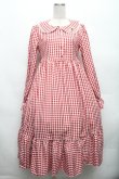 画像1: FLC / hsギンガムマルエリワンピース M 赤ｘ白 S-26-03-06-040-LO-OP-HR-ZS (1)