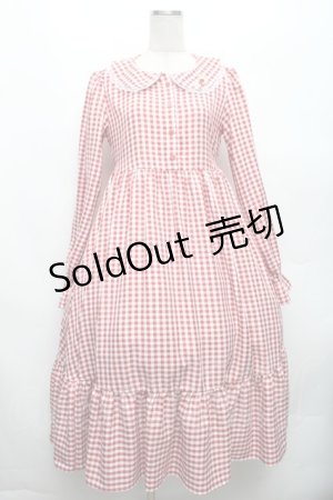 画像: FLC / hsギンガムマルエリワンピース M 赤ｘ白 S-26-03-06-040-LO-OP-HR-ZS
