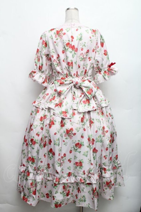 画像2: axes femme kawaii / クラシックベリーワンピース  ピンク S-26-03-06-041-AX-OP-AS-ZS (2)