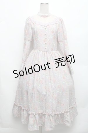 画像: Kurumi Collaboration / KRハナジゴスリーブワンピース M ラベンダー S-26-03-06-042-GO-OP-HR-ZS