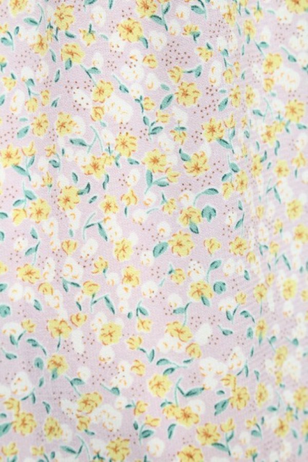 画像4: evelyn / 肩フリル花柄ワンピース  ピンク S-26-03-06-043-LO-OP-HR-ZS (4)