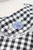 画像3: FLC / 星名桜子/ギンガムチェックワンピース M 黒ｘ白 S-26-03-06-047-LO-OP-AS-ZS (3)