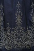画像3: Jane Marple / ラメ刺繍スカート  紺 S-26-03-06-057-JM-SK-AS-ZS (3)